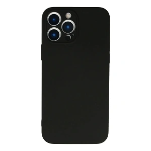 iPhone 13 Pro Max Kılıf Nano içi Kadife Silikon - Siyah