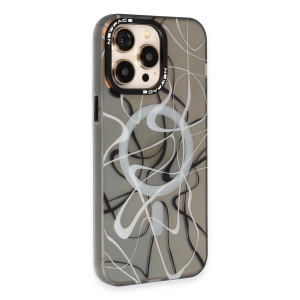 iPhone 13 Pro Max Kılıf Venüs Magneticsafe Desenli Kapak - Venüs - 5