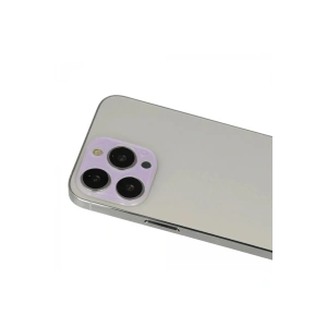 iPhone 13 Pro Max Rainbow Kamera Lens Koruma Cam - Mor