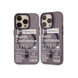 iPhone 14 Pro Kılıf Apollo Magneticsafe Desenli Kapak - Apollo Mor - 6