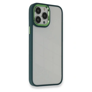 iPhone 14 Pro Kılıf Dora Kapak - Haki Yeşil