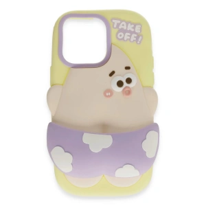 iPhone 15 Pro Kılıf Poky Karakter Silikon Kapak - Desen 5