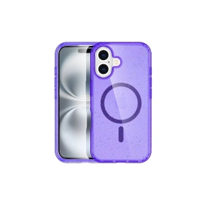 iPhone 16 Plus Kılıf Glow Magsafe Kapak - Mor