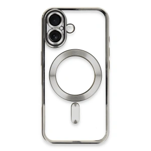 iPhone 16 Plus Kılıf Kross Magneticsafe Kapak - Gümüş