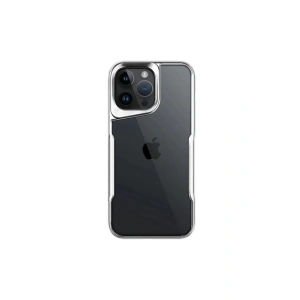 iPhone 16 Pro Kılıf Boyi Silikon Kapak - Gümüş