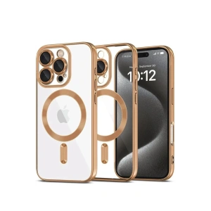 iPhone 16 Pro Max Kılıf Kross Magneticsafe Kapak - Çöl Titanyum