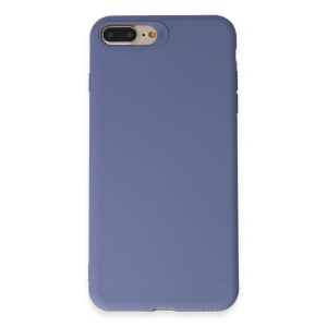 iPhone 7 Plus Kılıf First Silikon - Gri