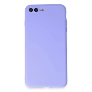 iPhone 7 Plus Kılıf First Silikon - Lila