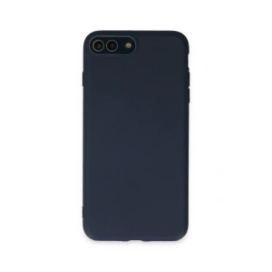 iPhone 7 Plus Kılıf Lansman Glass Kapak - Lacivert