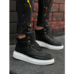 Kb-0994  Kuback  Siyah Cilt  Yüksek Taban  Erkek Bilek Bot