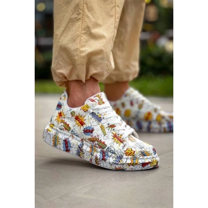 Kb-X500  Kuback  Beyaz Boom  Bağcıklı  Günlük Erkek  Ayakkabı