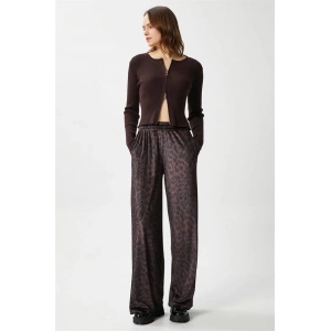 Leopar desen pantolon