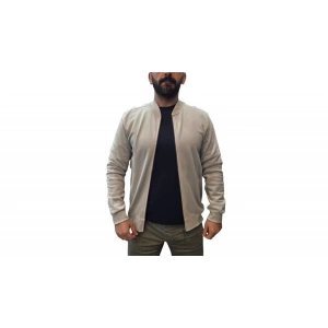 M Yaka Tam Fermuar Erkek Hırka