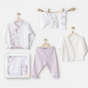 Magical Butterfly 5li Hastane Çıkış Seti White