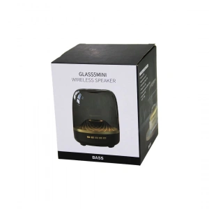 Mika Kristal Fanus Model   Wireless   Usb Şarjlı  Speaker Hoparlör  Rgb Işıklı   Aux - Tf - Dc5v