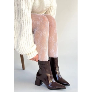 Mosy Bordo Rugan Topuklu Bot