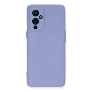 One Plus 9 Kılıf Nano içi Kadife Silikon - Lila