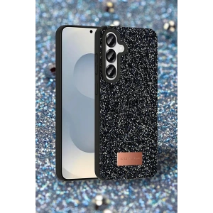 Onegif Samsung Galaxy S25 Plus Bright Simli Kapak - Pembe