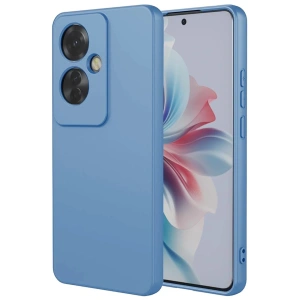 Oppo Reno 11F Kılıf First Silikon - Mavi