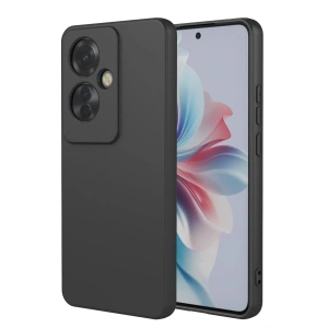 Oppo Reno 11F Kılıf First Silikon - Siyah