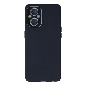 Oppo Reno 7 Lite Kılıf Lansman Glass Kapak - Lacivert