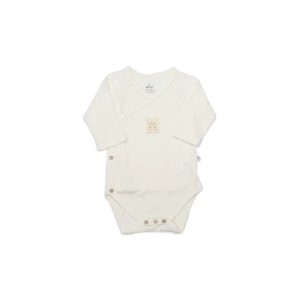 Organic Modal Flying Balloons Kruvaze Uzun Kol Body Bs17121 Ekru