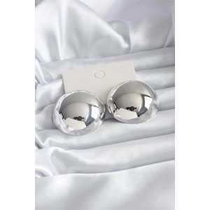 Pirinç Gümüş Renk Kadın Küpe