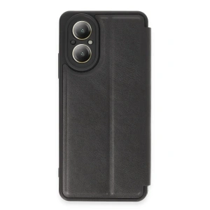Realme 12 Lite Kılıf Flip Cover - Siyah
