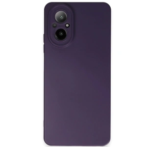 Realme 12 Lite Kılıf Nano içi Kadife Silikon - Mor