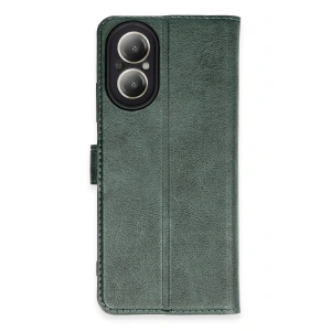 Realme 12 Lite Kılıf Trend S Plus Kapaklı Kılıf - Yeşil
