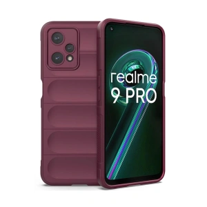 Realme 9 Pro 5G Kılıf Optimum Silikon - Bordo