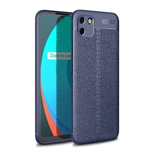 Realme C11 2021 Kılıf Auto Focus Kapak - Lacivert