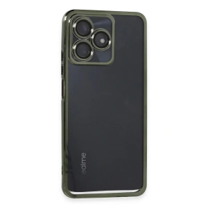 Realme C53 Kılıf Lensli Silikon - Yeşil