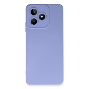 Realme C53 Kılıf Nano içi Kadife Silikon - Lila