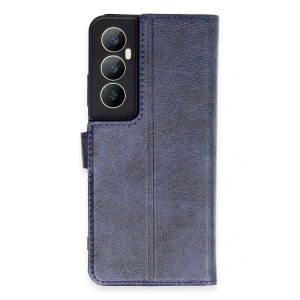 Realme C65 Kılıf Trend S Plus Kapaklı Kılıf - Lacivert