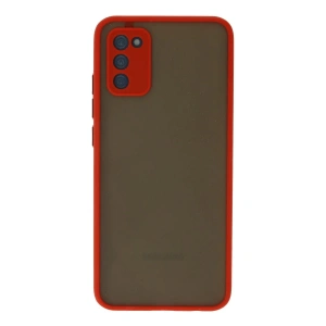 Samsung Galaxy A02S Kılıf Montreal Silikon Kapak - Kırmızı