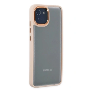 Samsung Galaxy A03 Kılıf Dora Kapak - Pudra