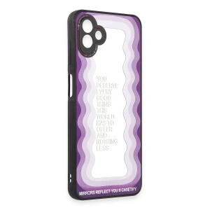 Samsung Galaxy A04 Kılıf Mirror Desenli Kapak - Mirror - 5