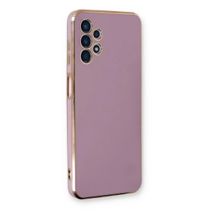 Samsung Galaxy A13 4G Kılıf Volet Silikon - Mor