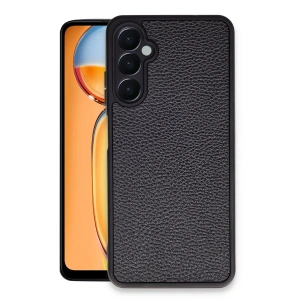 Samsung Galaxy A15 4G Kılıf Aras Deri Kapak - Siyah