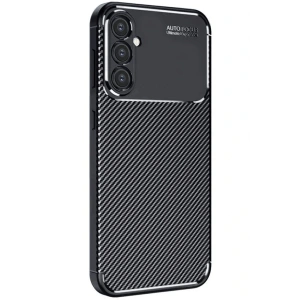 Samsung Galaxy A16 5G Kılıf Auto Focus Karbon Kapak - Siyah