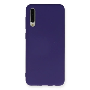 Samsung Galaxy A30S Kılıf Nano içi Kadife Silikon - Mor