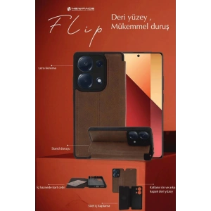 Samsung Galaxy A35 5G Kılıf Flip Cover - Kırmızı