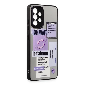 Samsung Galaxy A52 Kılıf Mirror Desenli Kapak - Mirror - 4