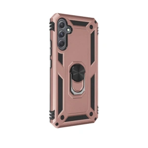 Samsung Galaxy A54 5G Kılıf Sofya Yüzüklü Silikon Kapak - Rose