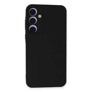 Samsung Galaxy A55 5G Kılıf Nano içi Kadife Silikon - Siyah