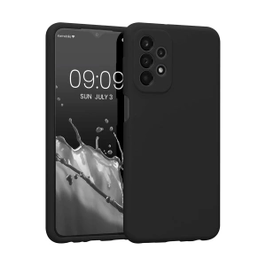 Samsung Galaxy A73 5G Kılıf First Silikon - Siyah