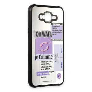 Samsung Galaxy J7 Kılıf Mirror Desenli Kapak - Mirror - 4