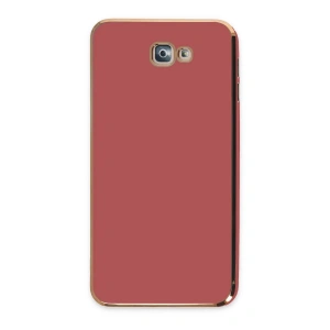 Samsung Galaxy J7 Prime Kılıf Volet Silikon - Kırmızı