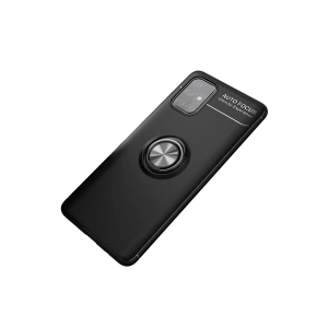 Samsung Galaxy M31S Kılıf Range Yüzüklü Silikon - Siyah